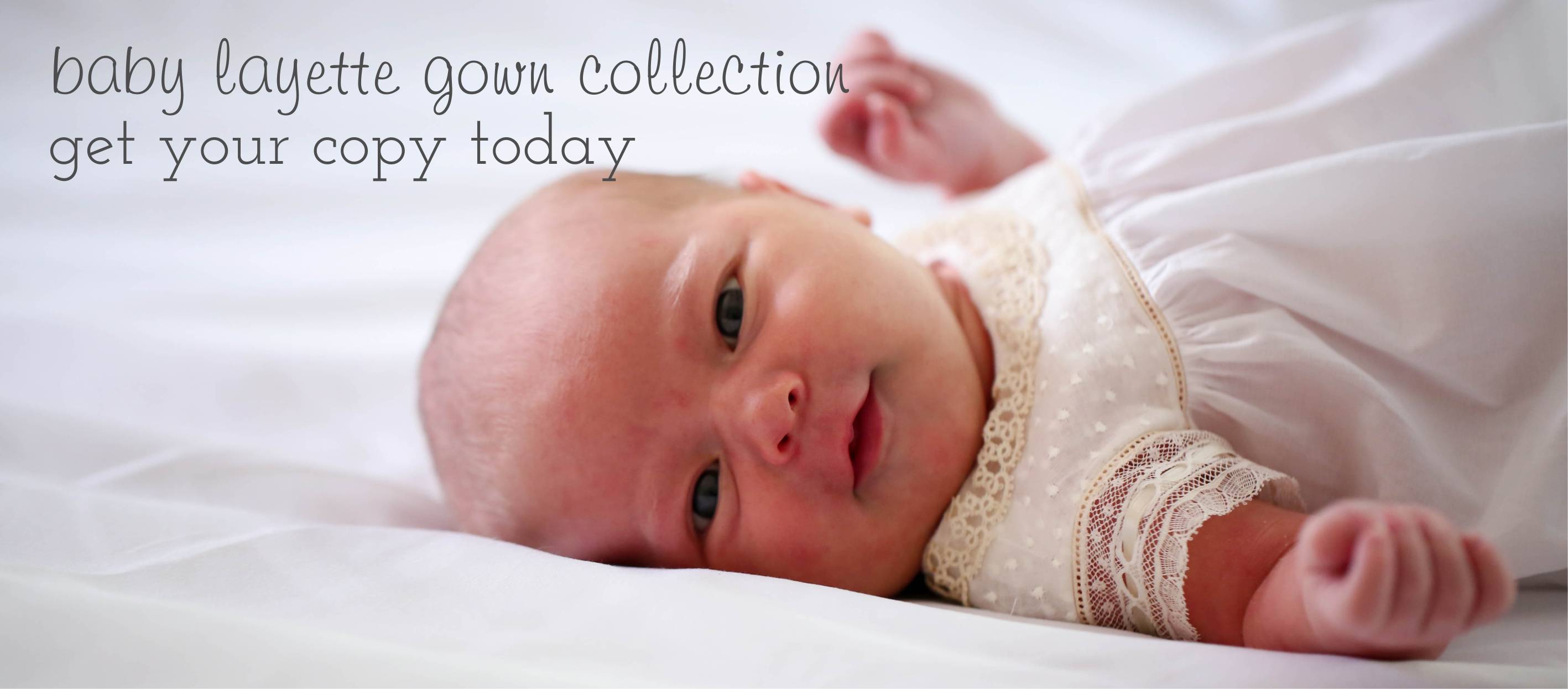 Newborn layette gown 2025